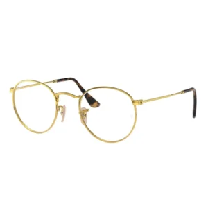 Ray-Ban RX3447V round metal eyeglasses
