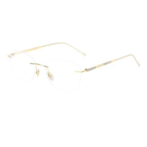 Jimmy Choo 365 Rimless prescription glasses